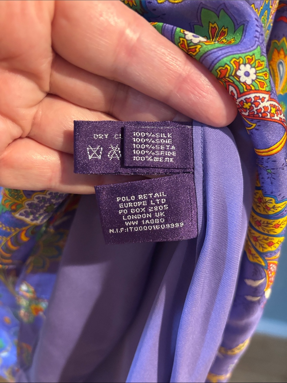 Ralph Lauren Purple Label 100%Silk Halter Midi Dress - Picture 5 of 9